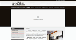 Desktop Screenshot of domel-meble.com.pl